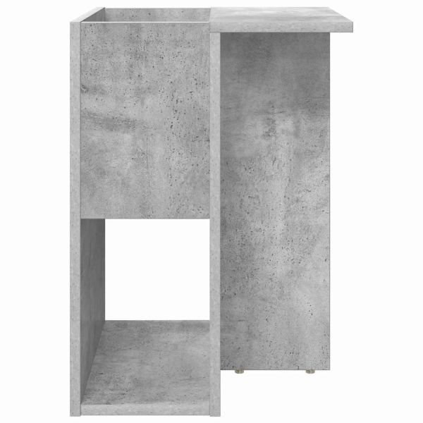 Крайна масичка Циментено сиво 35 x 40 x 55 см Инженерно дърво