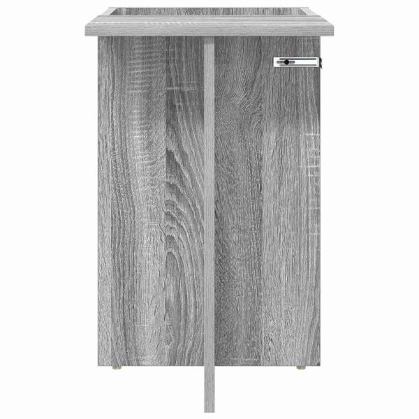Крайна масичка Сив Сонома 35 x 40 x 55 см Инженерно дърво