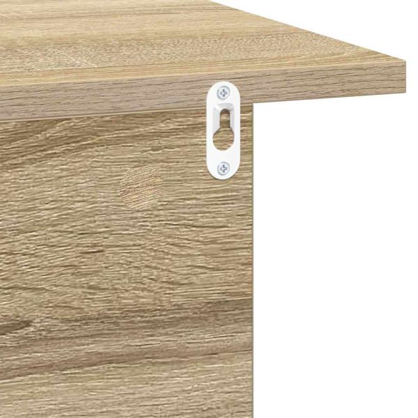Нощно шкафче 2 pcs Сонома дъб 40 x 30 x 25 см Инженерно дърво