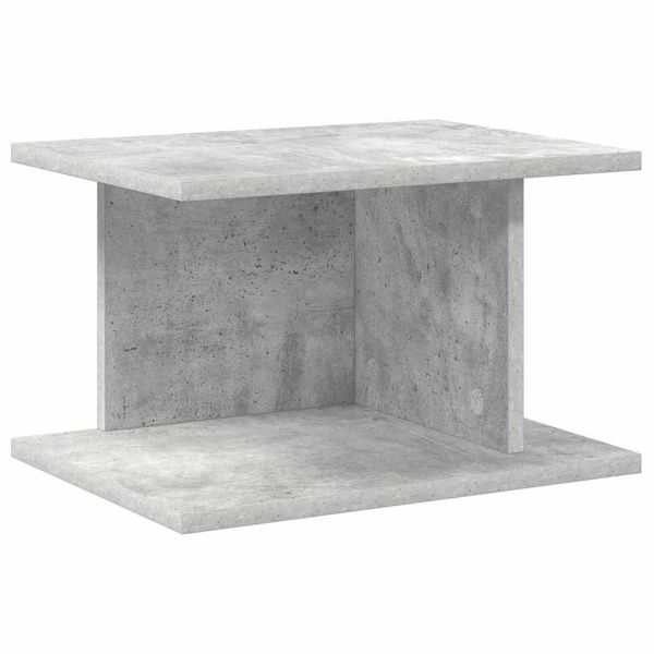 Нощно шкафче Циментено сиво 40 x 30 x 25 см Инженерно дърво