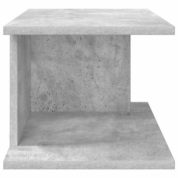 Нощно шкафче Циментено сиво 40 x 30 x 25 см Инженерно дърво
