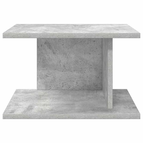 Нощно шкафче Циментено сиво 40 x 30 x 25 см Инженерно дърво