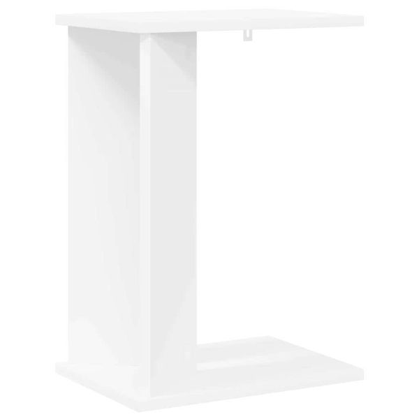 Крайна масичка Бяло 35 x 25 x 50 см Инженерно дърво