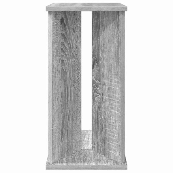 Крайна масичка Сив Сонома 35 x 25 x 50 см Инженерно дърво