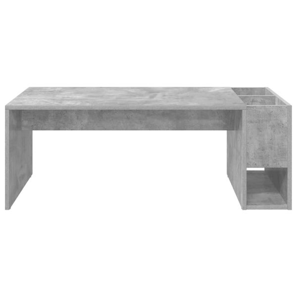 Масичка за кафе Циментено сиво 101,5 x 50 x 37 см