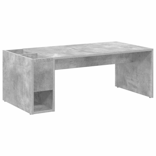 Масичка за кафе Циментено сиво 101,5 x 50 x 37 см