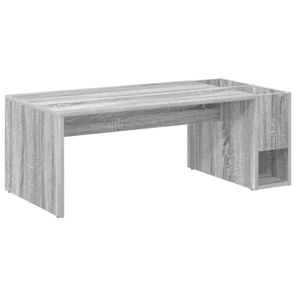 Масичка за кафе Сив Сонома 101,5 x 50 x 37 см Инженерно дърво