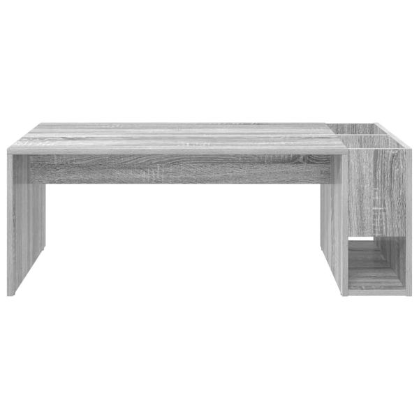 Масичка за кафе Сив Сонома 101,5 x 50 x 37 см Инженерно дърво