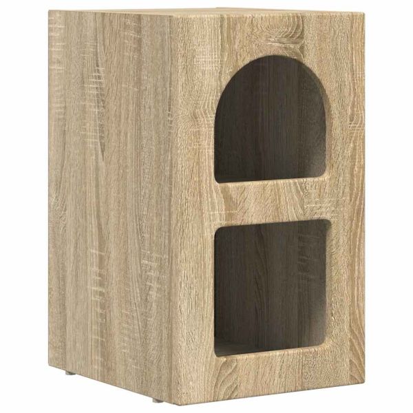 Нощно шкафче Сонома дъб 29,5 x 33,5 x 50 см Инженерно дърво