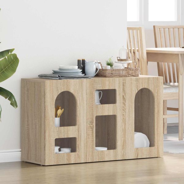 Служебен шкаф Сонома дъб 100 x 35 x 59 см Инженерно дърво