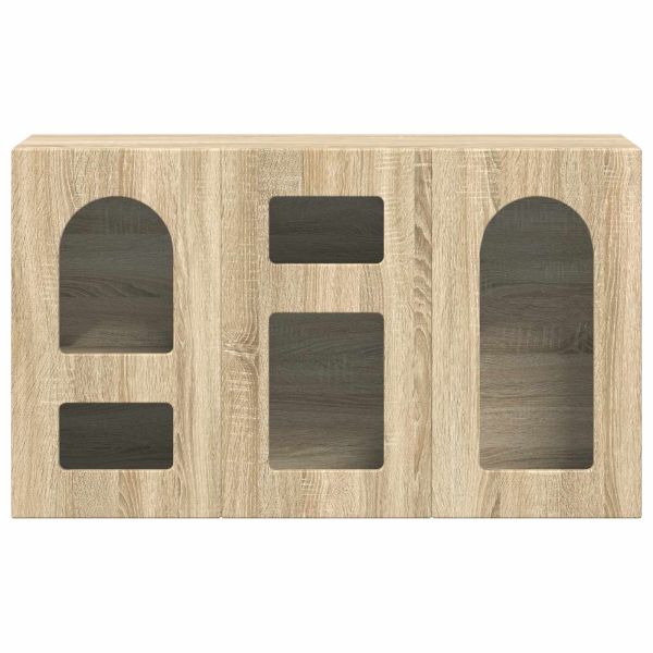 Служебен шкаф Сонома дъб 100 x 35 x 59 см Инженерно дърво