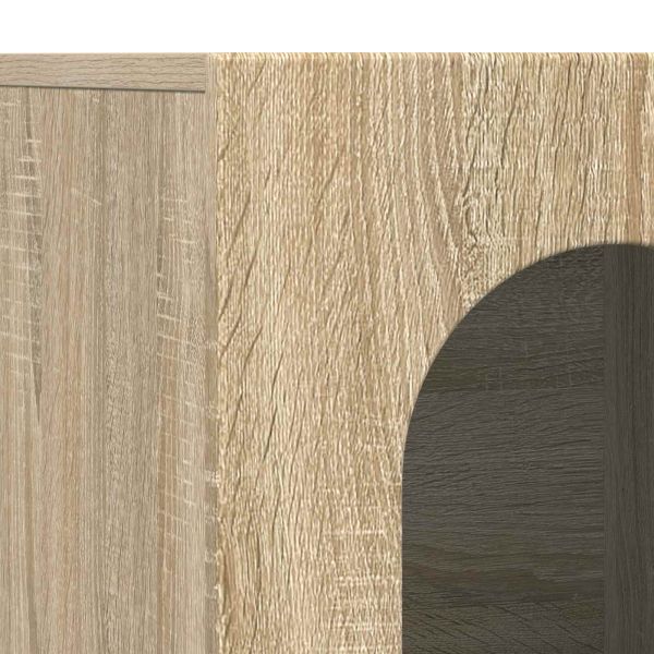 Служебен шкаф Сонома дъб 100 x 35 x 59 см Инженерно дърво