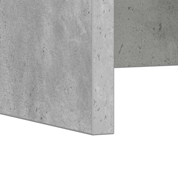 Стенно бюро Циментено сиво 60 x 45 x 30 cm Инженерно дърво