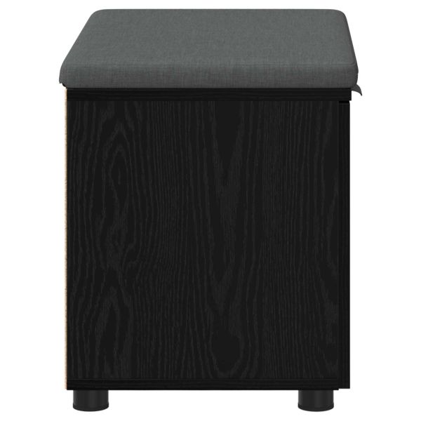 Пейка за коридор с възглавница с рафт Черен Дъб 60 x 38 x 46 см