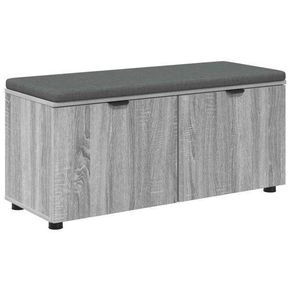 Пейка за коридор с възглавница Сиво Сонома 100 x 38 x 46 см
