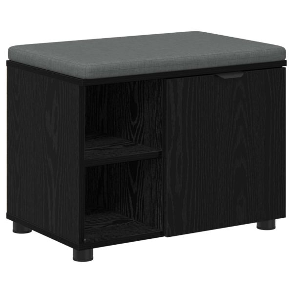 Пейка за коридор с възглавница с рафт Черен Дъб 60 x 38 x 46 см