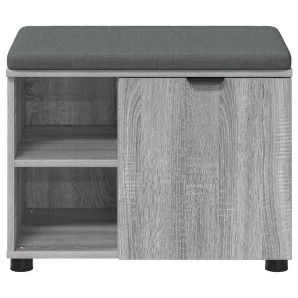 Пейка за коридор с възглавница Сиво Сонома 60 x 38 x 46 см