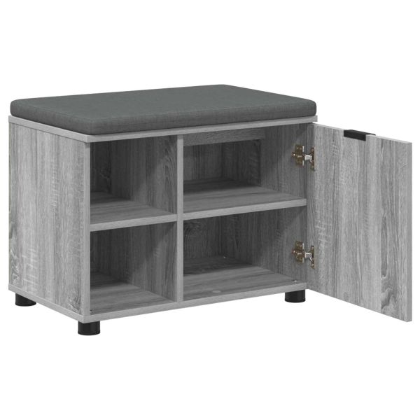Пейка за коридор с възглавница Сиво Сонома 60 x 38 x 46 см