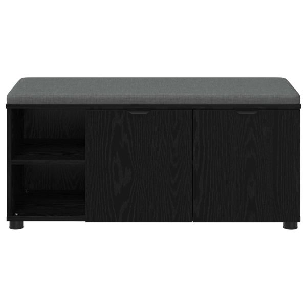 Пейка за коридор с възглавница Черен Дъб 100 x 38 x 46 см