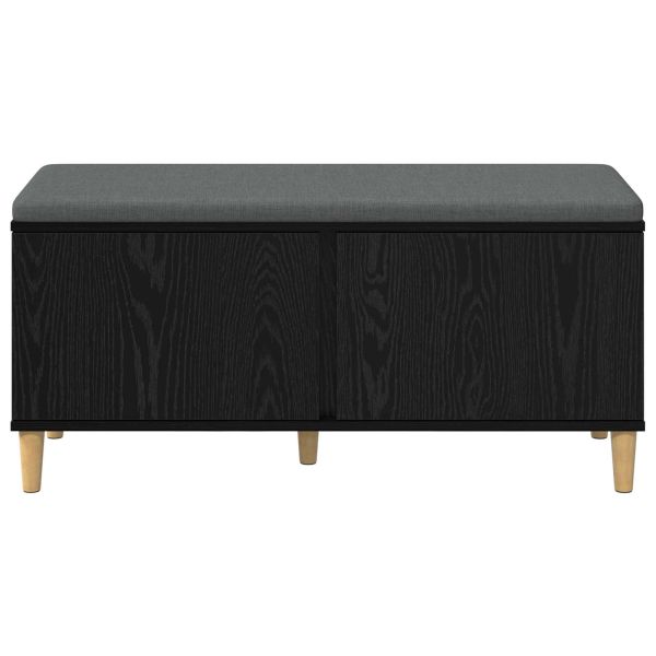 Пейка за коридор с възглавница Черен Дъб 100 x 38 x 46 см