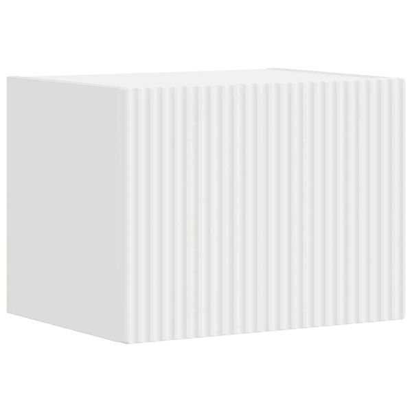 TV стенен шкаф Бяло 39 x 31 x 29,5 см Инженерно дърво