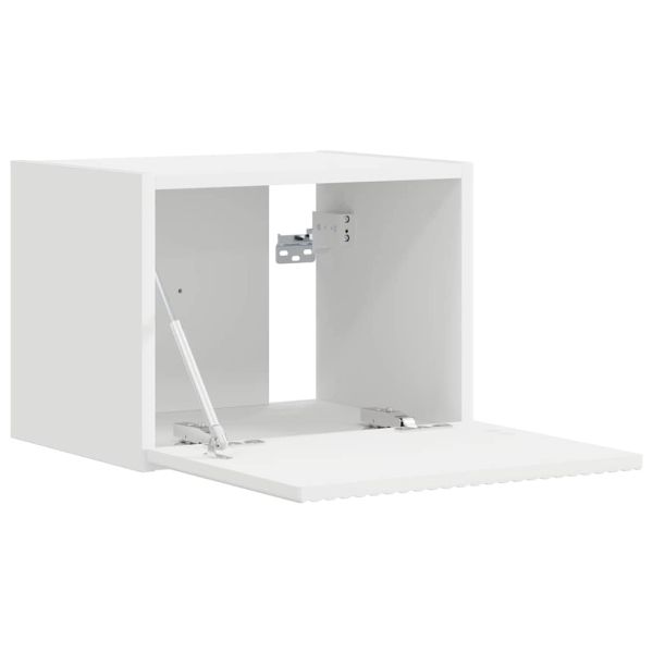 TV стенен шкаф Бяло 39 x 31 x 29,5 см Инженерно дърво