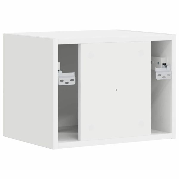 TV стенен шкаф Бяло 39 x 31 x 29,5 см Инженерно дърво