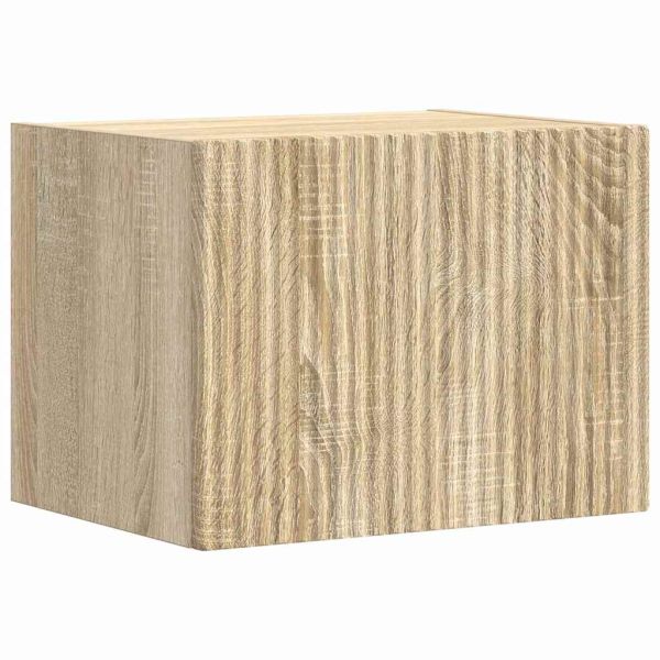 TV стенен шкаф 2 pcs Сонома 39 x 31 x 29,5 см Инженерно дърво
