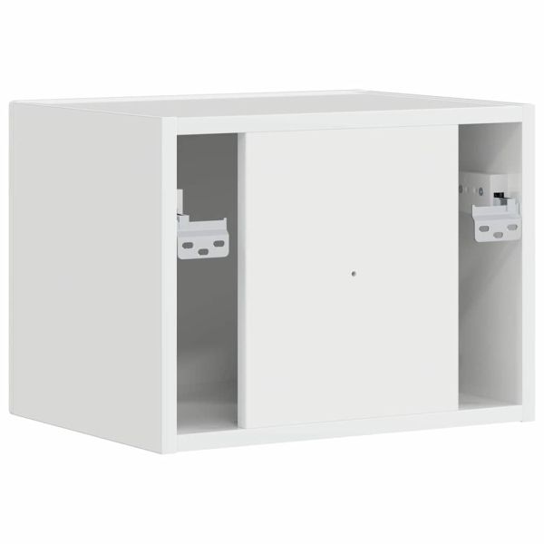 TV стенен шкаф Гланц бяло 39 x 31 x 29,5 см Инженерно дърво