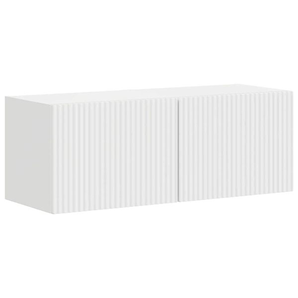 TV стенен шкаф 2 pcs Гланц бяло 39 x 31 x 29,5 см