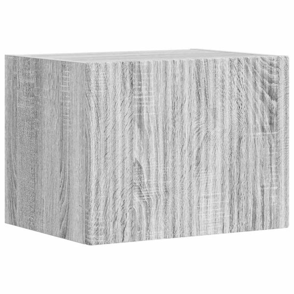 TV стенен шкаф Сив Сонома 39 x 31 x 29,5 см Инженерно дърво