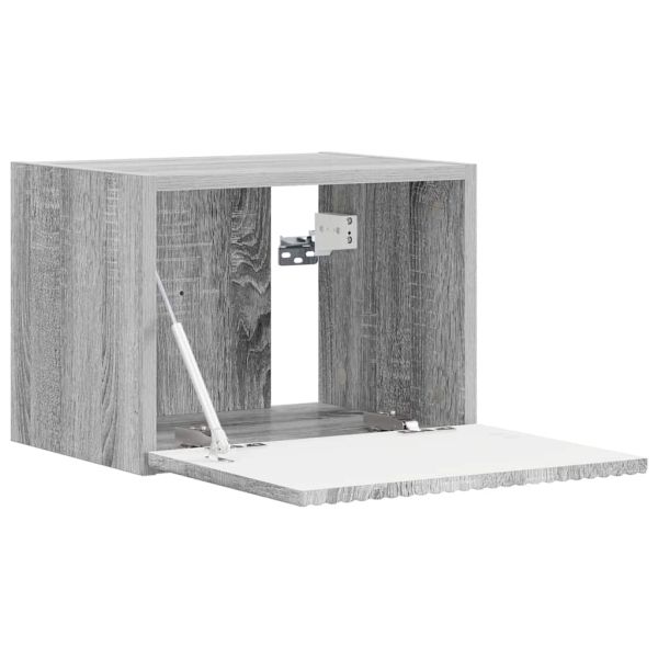 TV стенен шкаф Сив Сонома 39 x 31 x 29,5 см Инженерно дърво