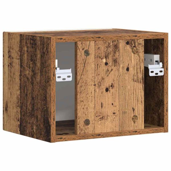 TV стенен шкаф Старо дърво 39 x 31 x 29,5 см Инженерно дърво