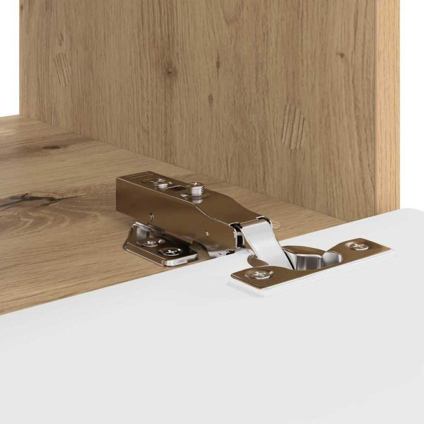 TV стенен шкаф 2 pcs Дъб Артизан 39 x 31 x 29,5 см