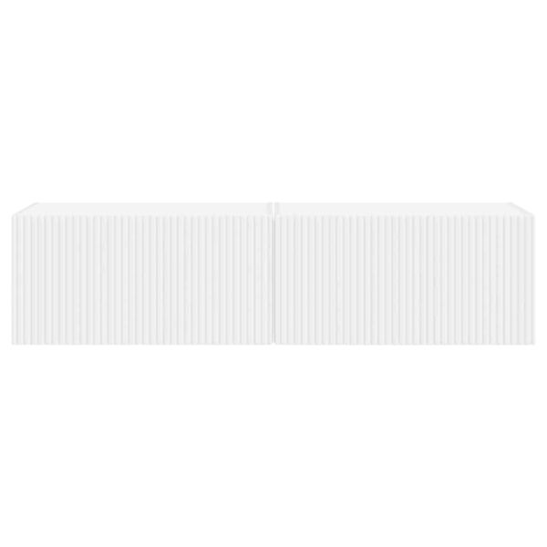 TV стенен шкаф 2 pcs Бяло 60 x 31 x 29,5 см Инженерно дърво