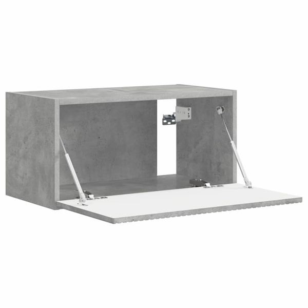TV стенен шкаф Бетон 60 x 31 x 29,5 см Инженерно дърво