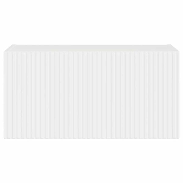 TV стенен шкаф Гланц бяло 60 x 31 x 29,5 см Инженерно дърво