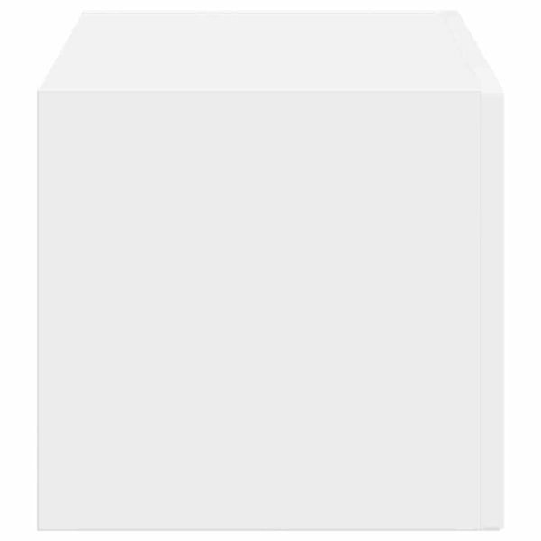 TV стенен шкаф Гланц бяло 60 x 31 x 29,5 см Инженерно дърво