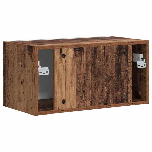 TV стенен шкаф Старо дърво 60 x 31 x 29,5 см Инженерно дърво