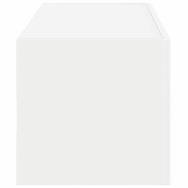 TV стенен шкаф Бяло 78,5 x 31 x 29,5 см Инженерно дърво