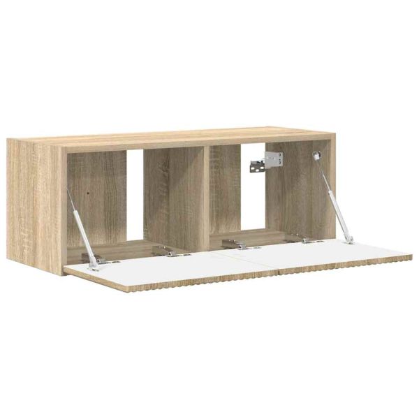 TV стенен шкаф Сонома 78,5 x 31 x 29,5 см Инженерно дърво