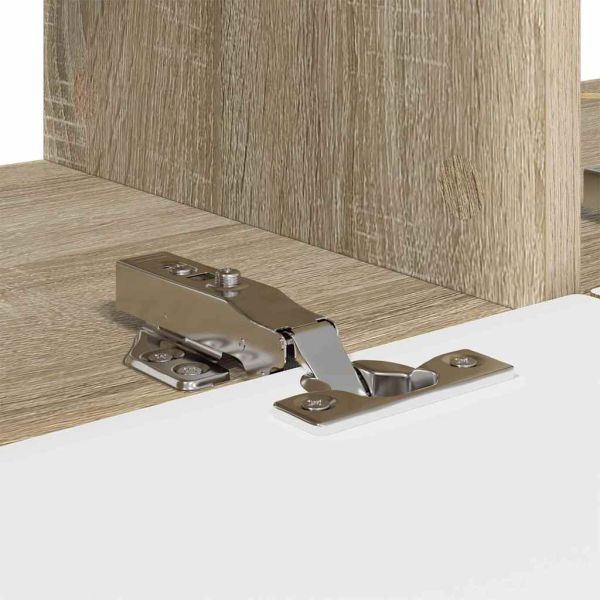 TV стенен шкаф 2 pcs Сонома 78,5 x 31 x 29,5 см Инженерно дърво