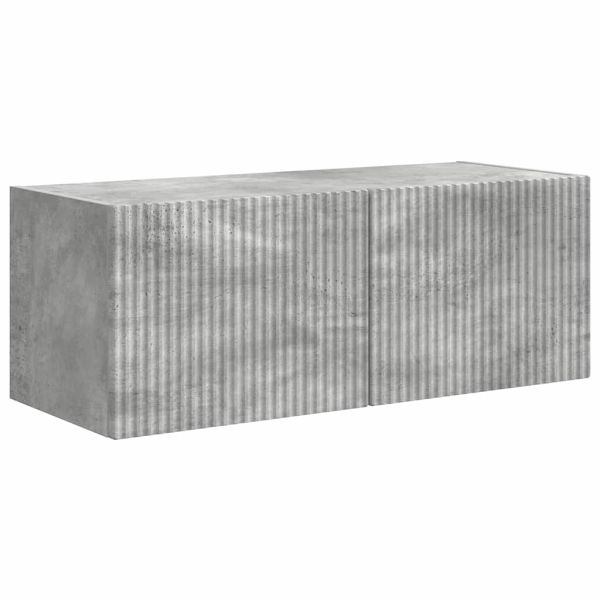 TV стенен шкаф Бетон 78,5 x 31 x 29,5 см Инженерно дърво
