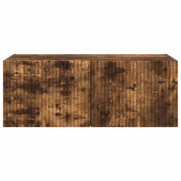 TV стенен шкаф Димян дъб 78,5 x 31 x 29,5 см Инженерно дърво