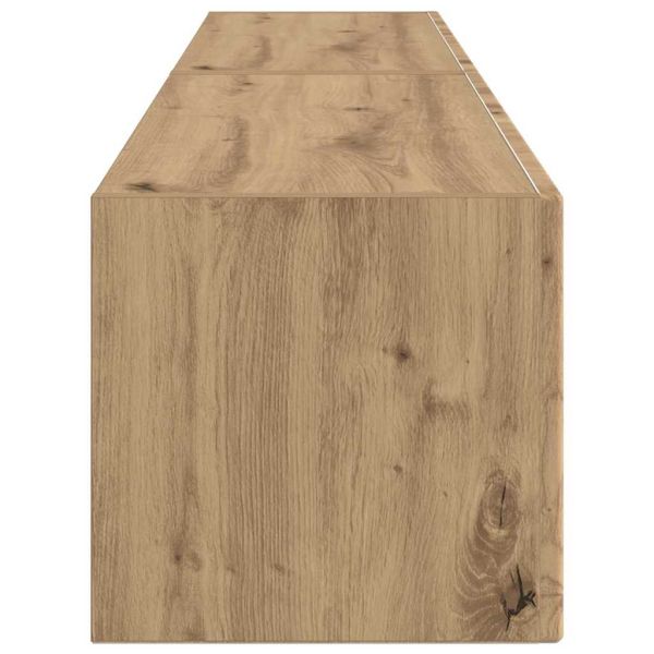TV стенен шкаф 2 pcs Дъб Артизан 78,5 x 31 x 29,5 см