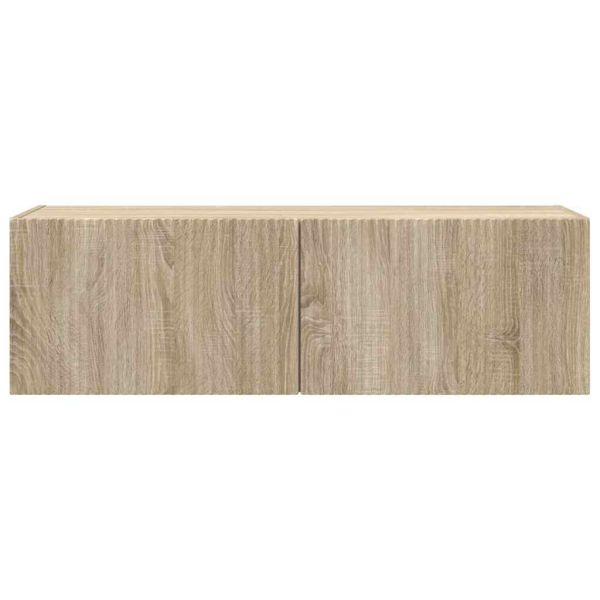 TV стенен шкаф Сонома 98 x 31 x 29,5 см Инженерно дърво