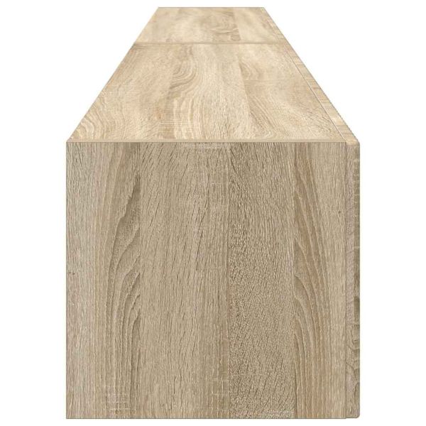 TV стенен шкаф 2 pcs Сонома 98 x 31 x 29,5 см Инженерно дърво