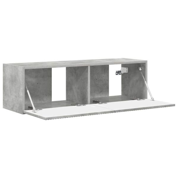 TV стенен шкаф Бетон 98 x 31 x 29,5 см Инженерно дърво
