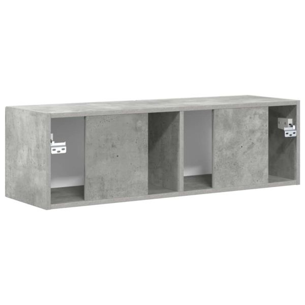TV стенен шкаф Бетон 98 x 31 x 29,5 см Инженерно дърво