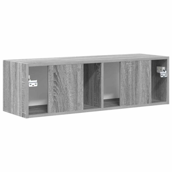 TV стенен шкаф Сив Сонома 98 x 31 x 29,5 см Инженерно дърво